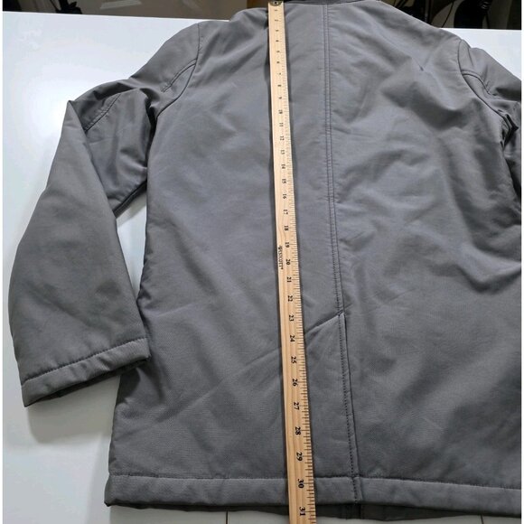 Victorinox Chore Barn Coat Mens S Gray LS Lined Zip Snap Utility Grunge Pockets - Picture 6 of 16